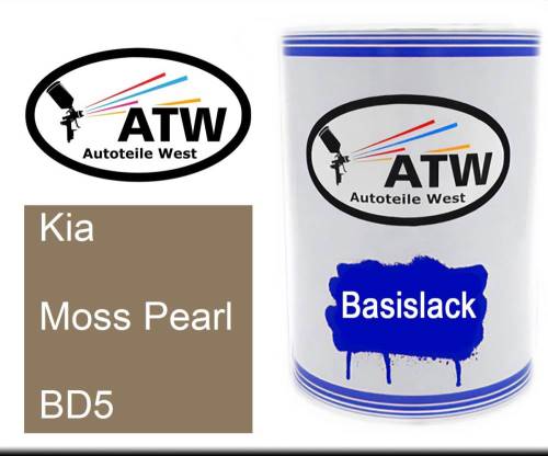 Kia, Moss Pearl, BD5: 500ml Lackdose, von ATW Autoteile West.